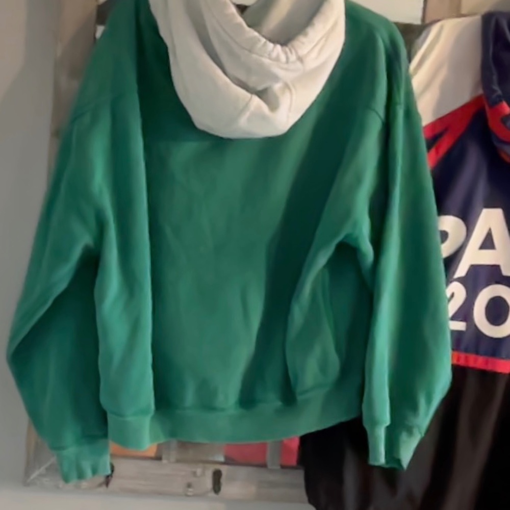 FP MOVEMENT FINAL CALL COLOR BLOCK HOODIE IN GREEN GLOW - Picture 5 of 10